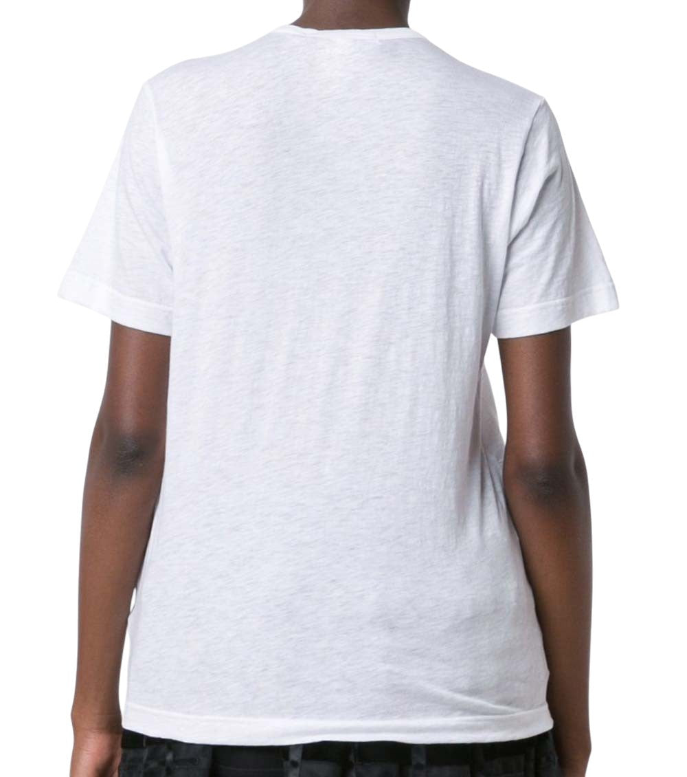 White Checks Crew Neck Top 3
