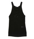 Black Embellished Scoop Neck Top 1
