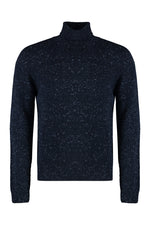Navy Blue Turtle Neck Sweater 1