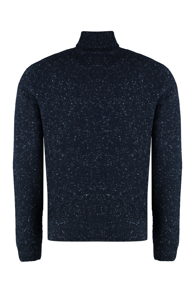 Navy Blue Turtle Neck Sweater 2