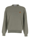 Olive Crew Neck Sweater 1