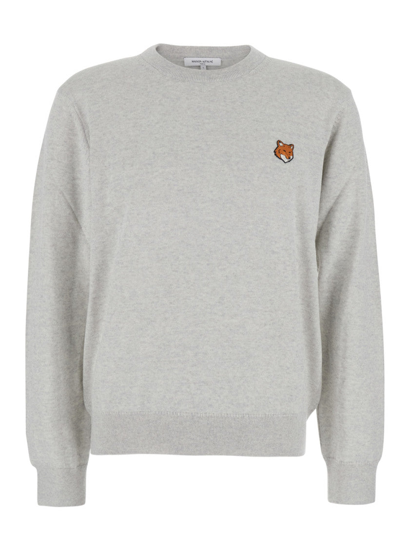 Grey Crew Neck Sweater 1