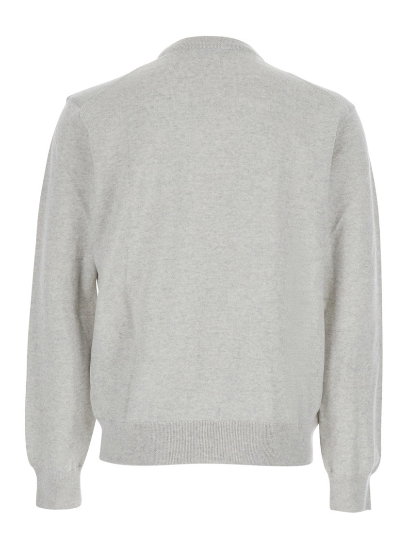 Grey Crew Neck Sweater 2