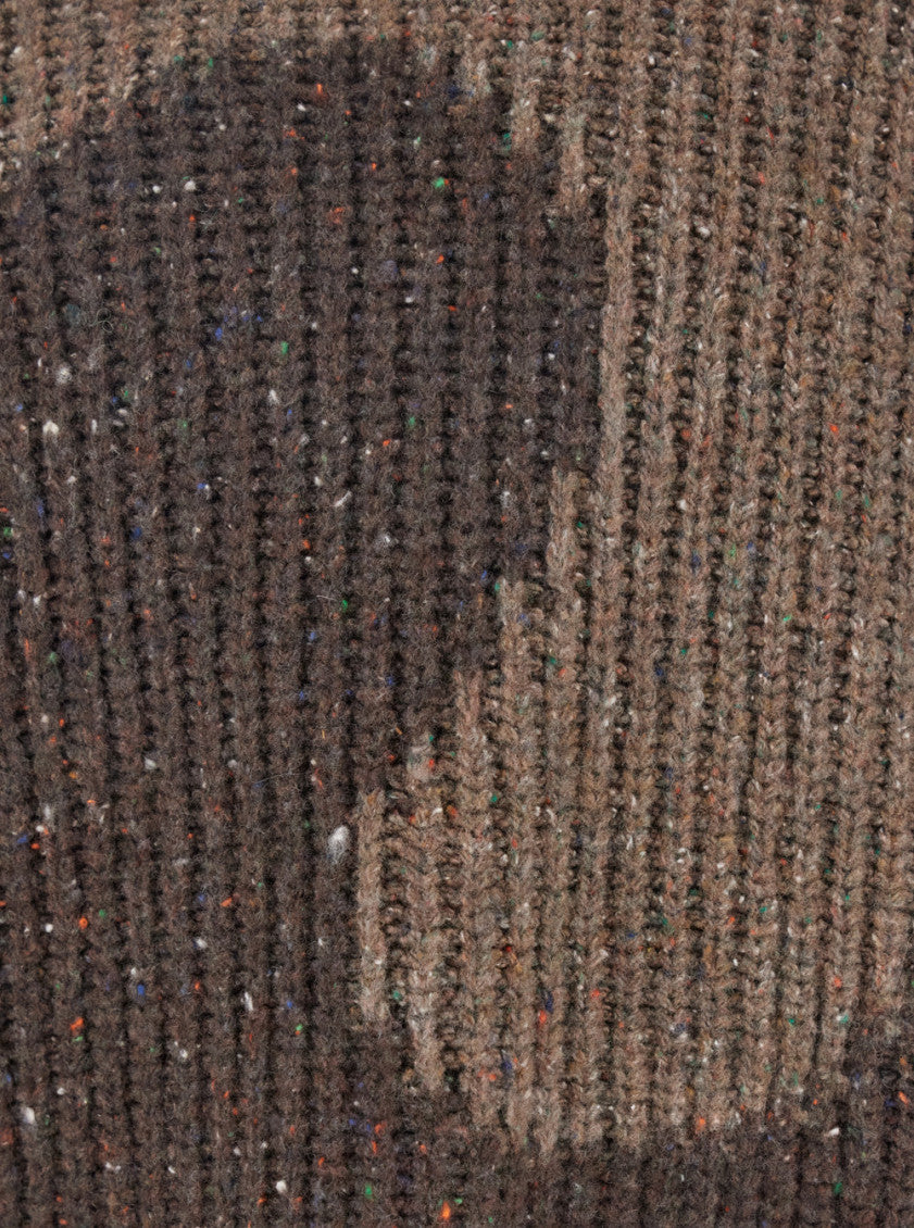 Brown Crew Neck Sweater 3
