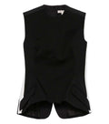 Black Solid Round Neck Top 1