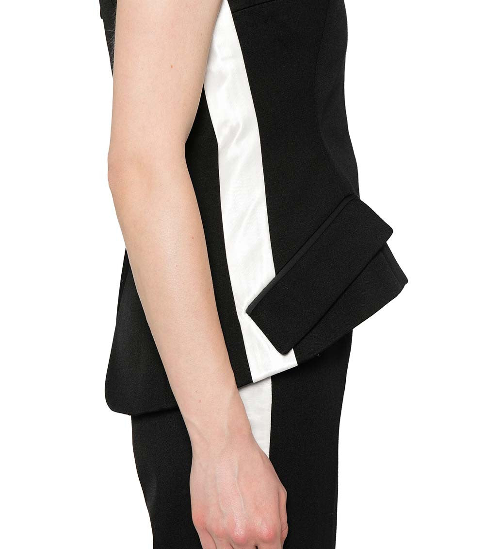 Black Solid Round Neck Top 5