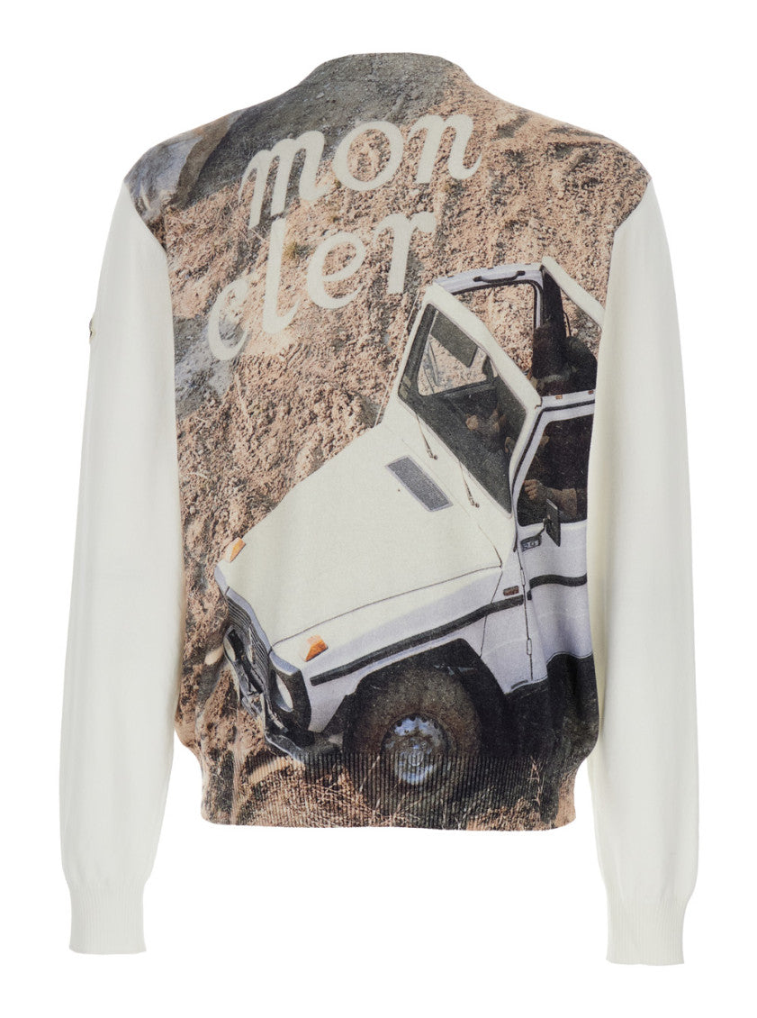 White Crew Neck Sweater 2