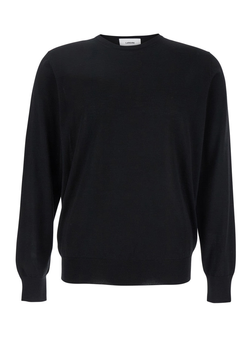 Black Crew Neck Sweater 1