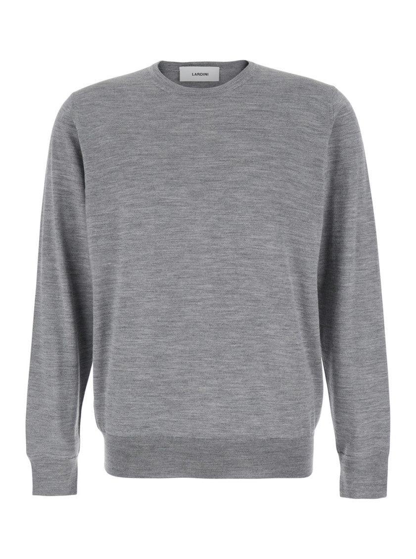 Grey Crew Neck Sweater 1