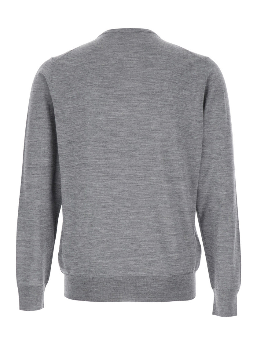 Grey Crew Neck Sweater 2