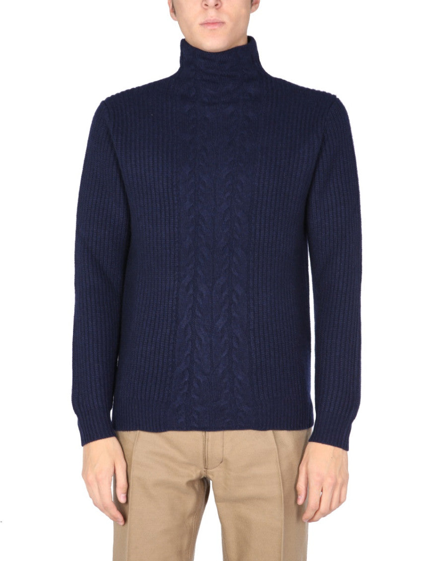 Blue Turtle Neck Sweater 1