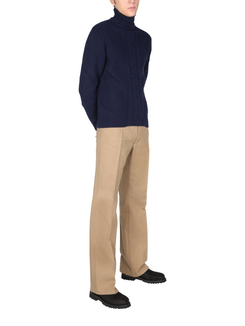 Blue Turtle Neck Sweater 2