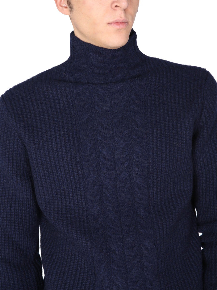 Blue Turtle Neck Sweater 4
