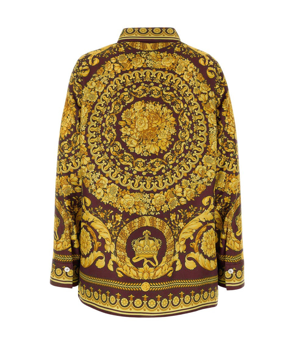 Burgundy Printed Shirt 2