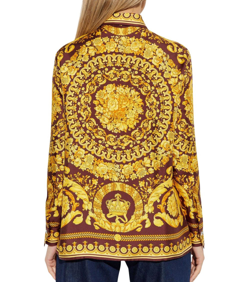 Burgundy Printed Shirt 4