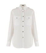 White Regular Solid Shirt 1
