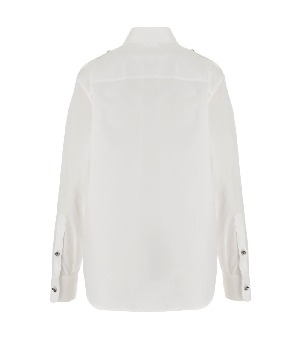 White Regular Solid Shirt 2