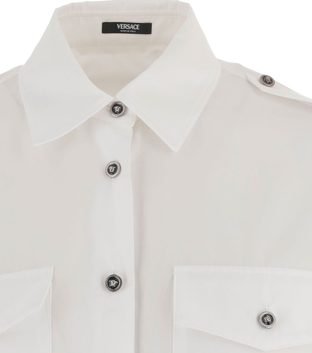 White Regular Solid Shirt 3