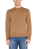 Brown Crew Neck Sweater 1