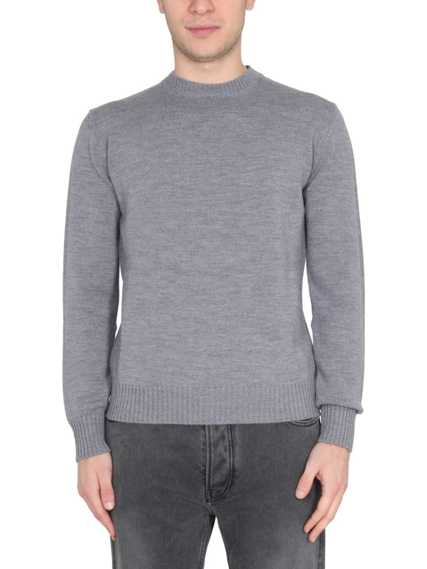 Grey Crew Neck Sweater 1
