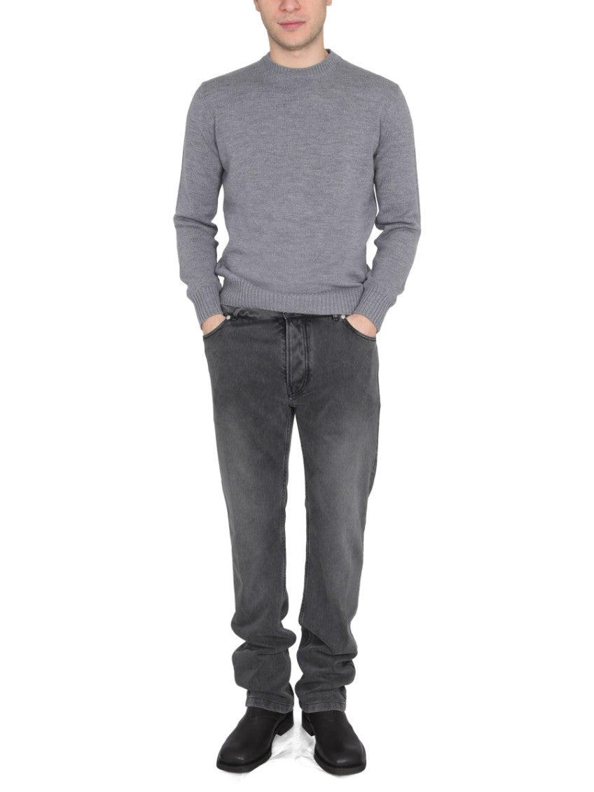 Grey Crew Neck Sweater 2