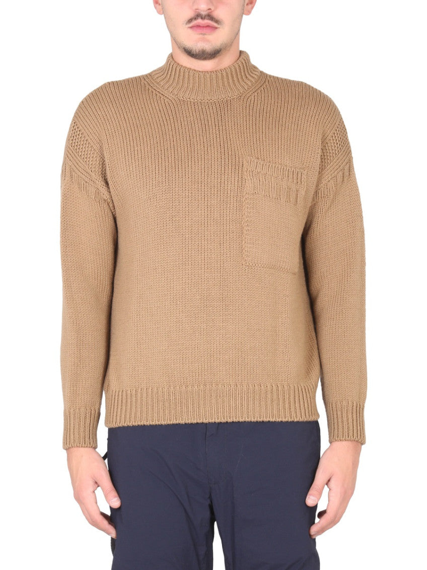 Light Brown Knitted Sweater 1
