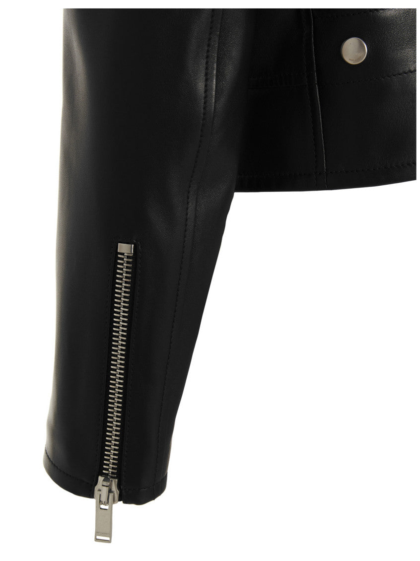 Black Biker Jacket 3