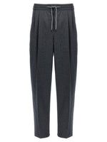 Grey Front Pleat Trouser 1