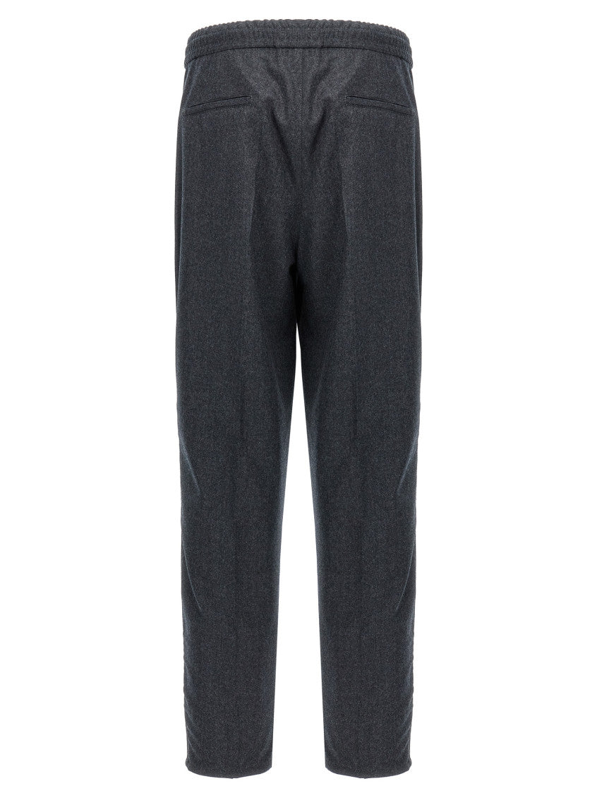 Grey Front Pleat Trouser 2