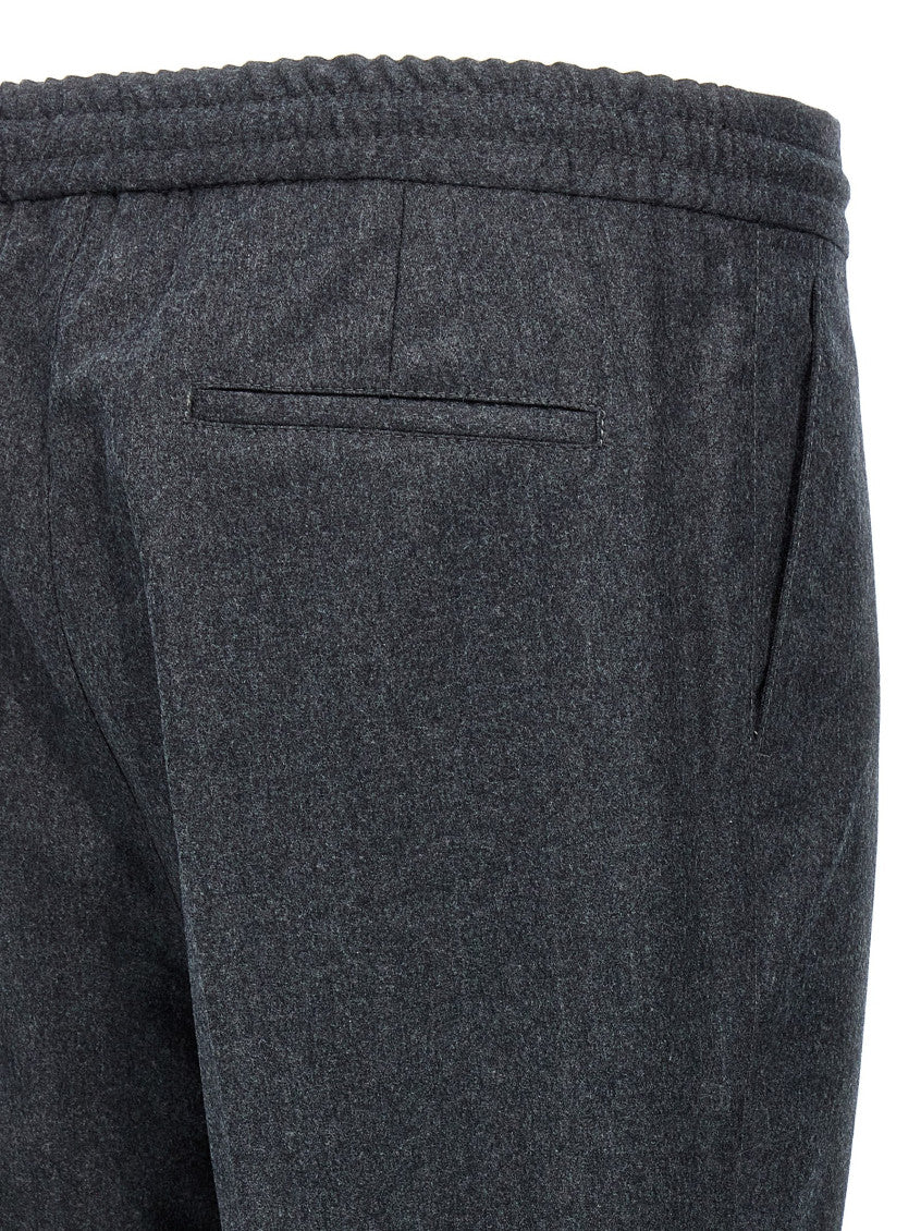 Grey Front Pleat Trouser 4