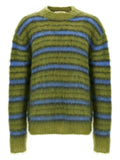 Multi Color Crewneck Striped Sweater 1