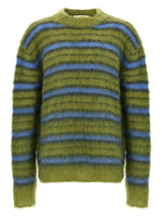 Multi Color Crewneck Striped Sweater 1