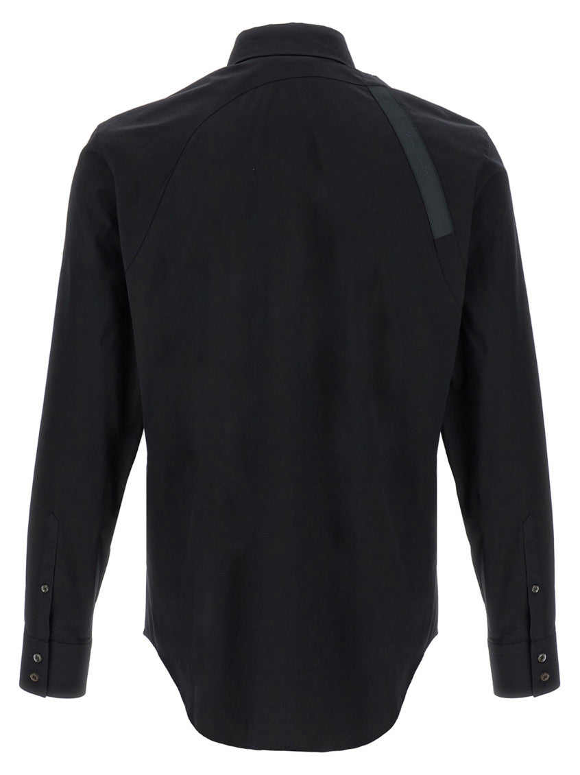 Black Stretch Harness Shirt 2