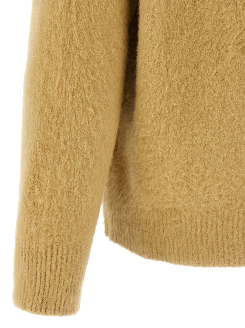 Beige Cotton Sweater 4