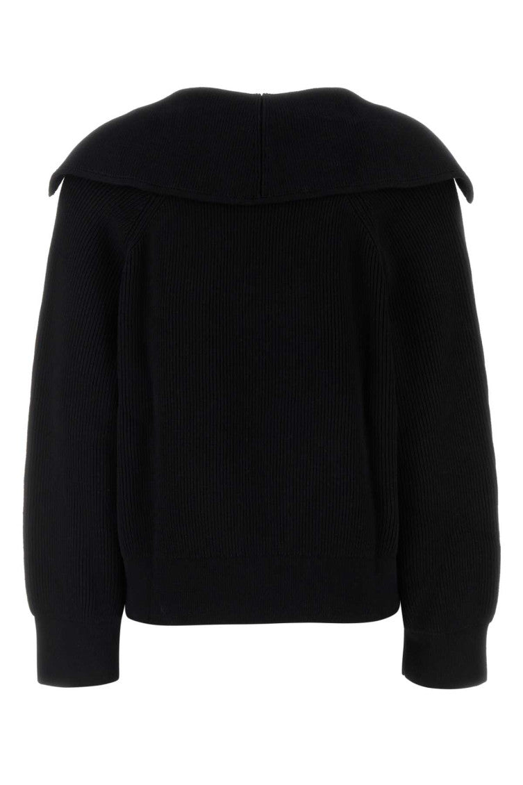 Black Stretch Cotton Blend Polo 2