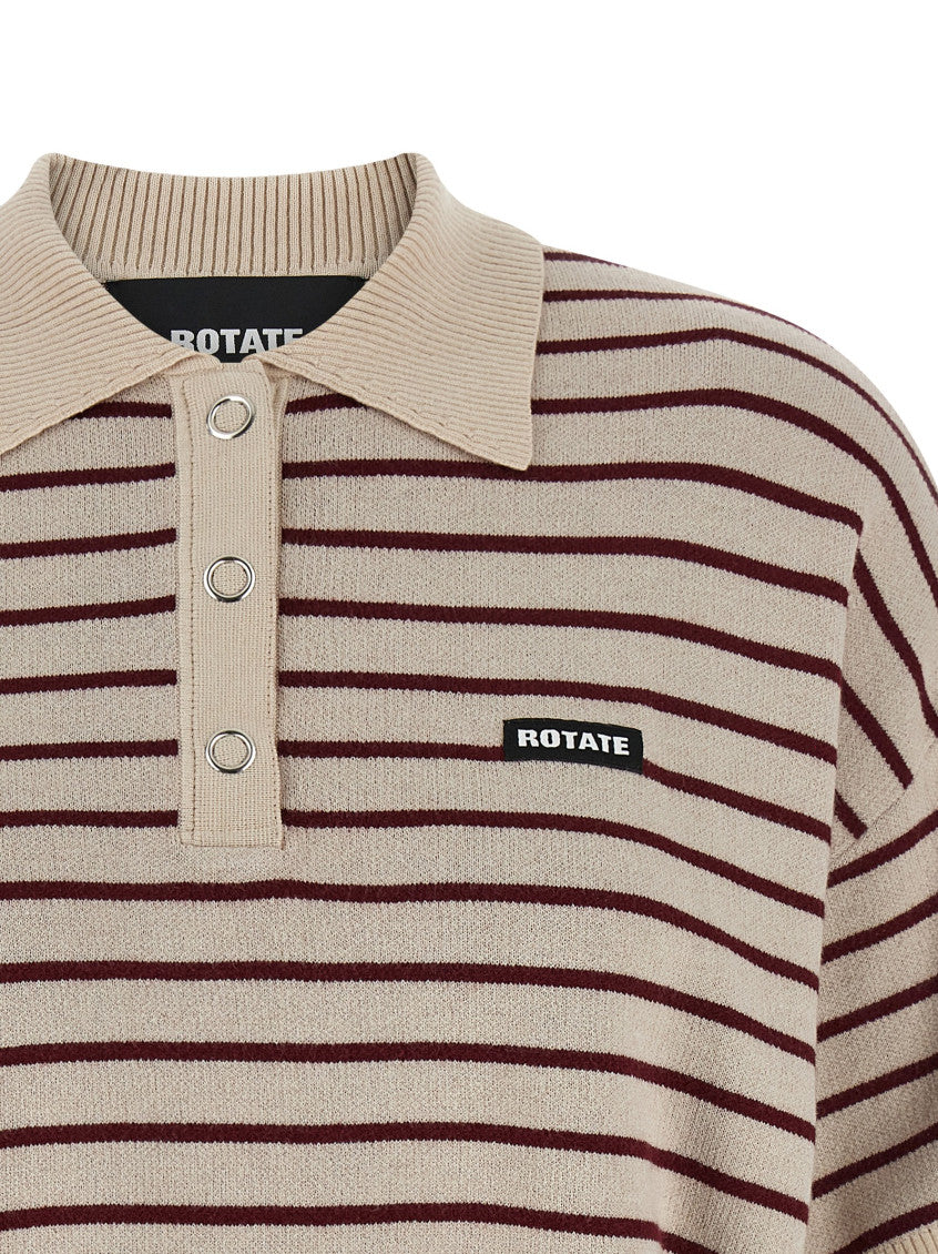 Multicolor Slinky Knit Polo Shirt 3