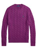 Purple Crew Neck Sweater 1