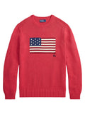 Red Crew Neck Sweater 1
