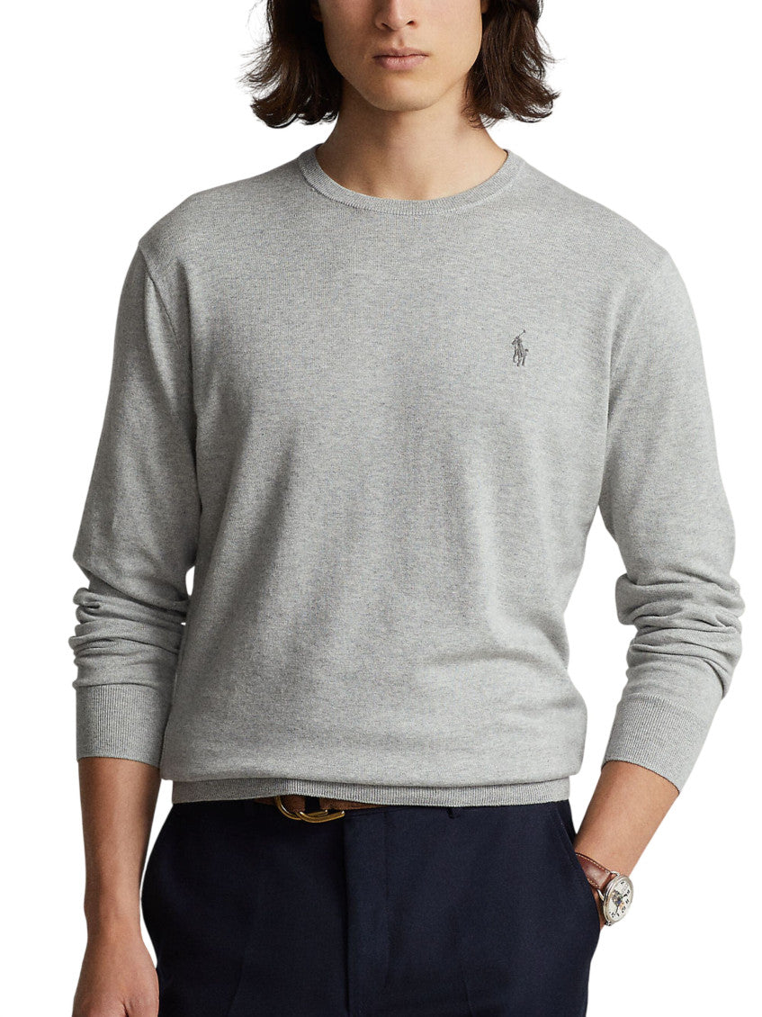 Grey Crew Neck Sweater 2