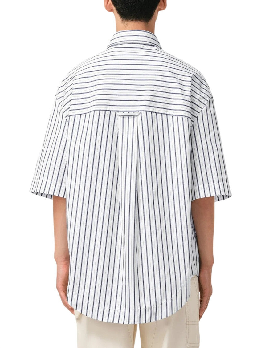 White Loose Stripes Shirt 2