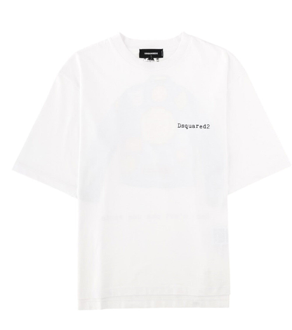 White Crew Neck T-Shirt 1