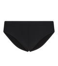 Black Solid Swim Brief 1