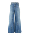 Blue Wide Leg High Rise Jeans 1