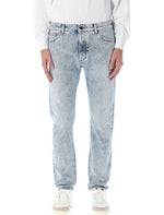 Light Blue Straight Jeans 1
