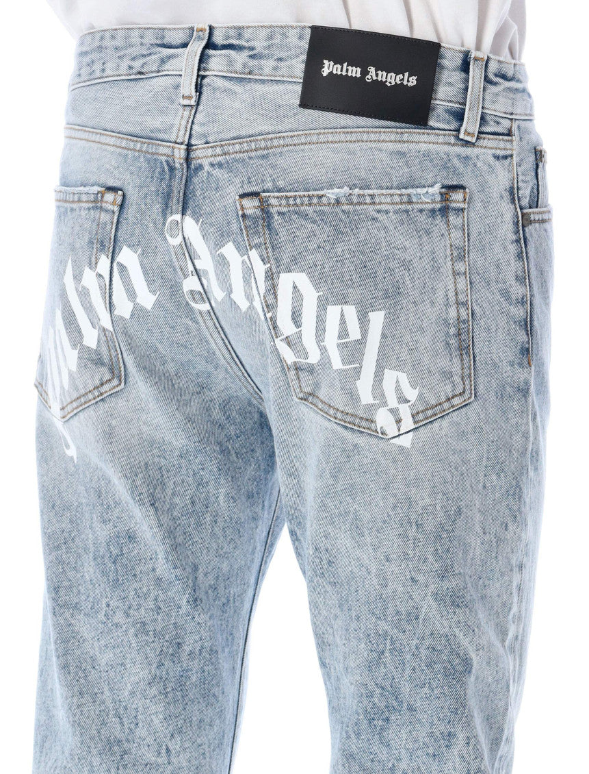 Light Blue Straight Jeans 5