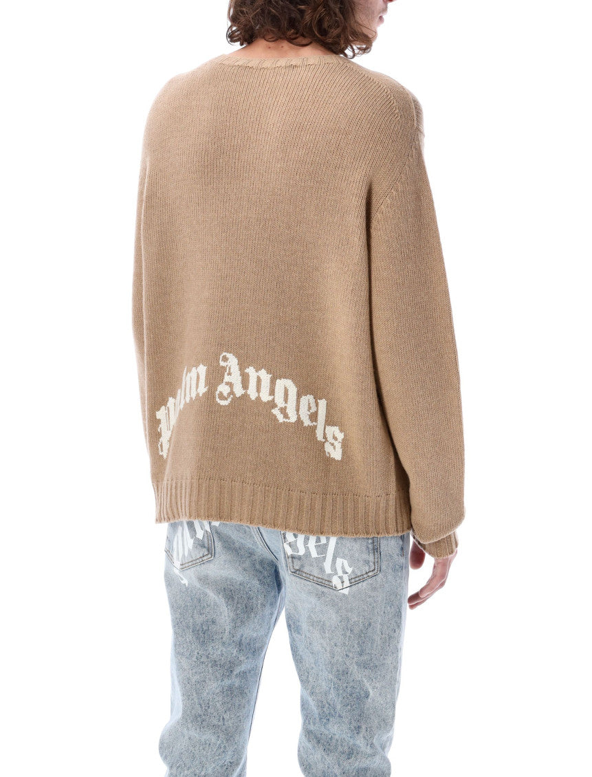 Beige Crew Neck Sweater 3