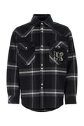 Black Regular Plaid Shirt 1