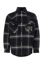 Black Regular Plaid Shirt 1