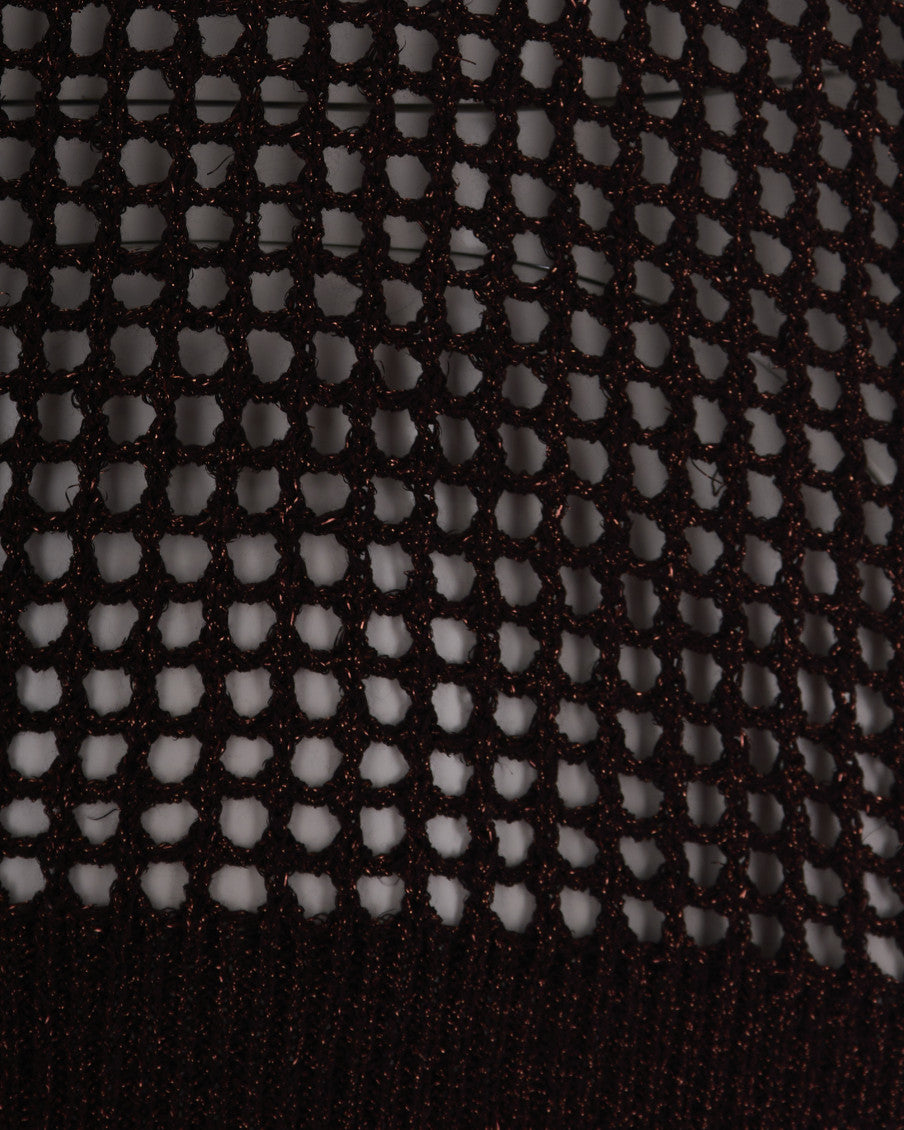 Brown V Neck Sweater 3