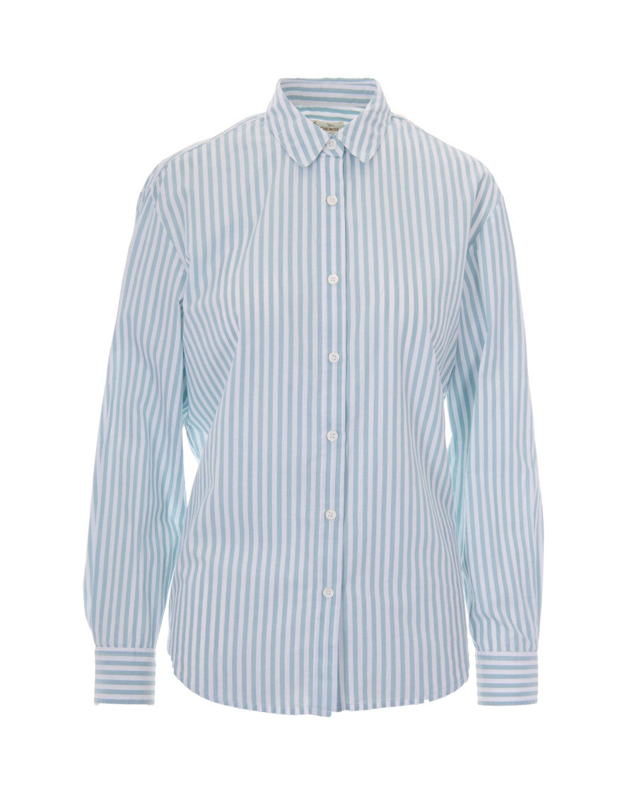 Blue Regular Stripes Shirt 1